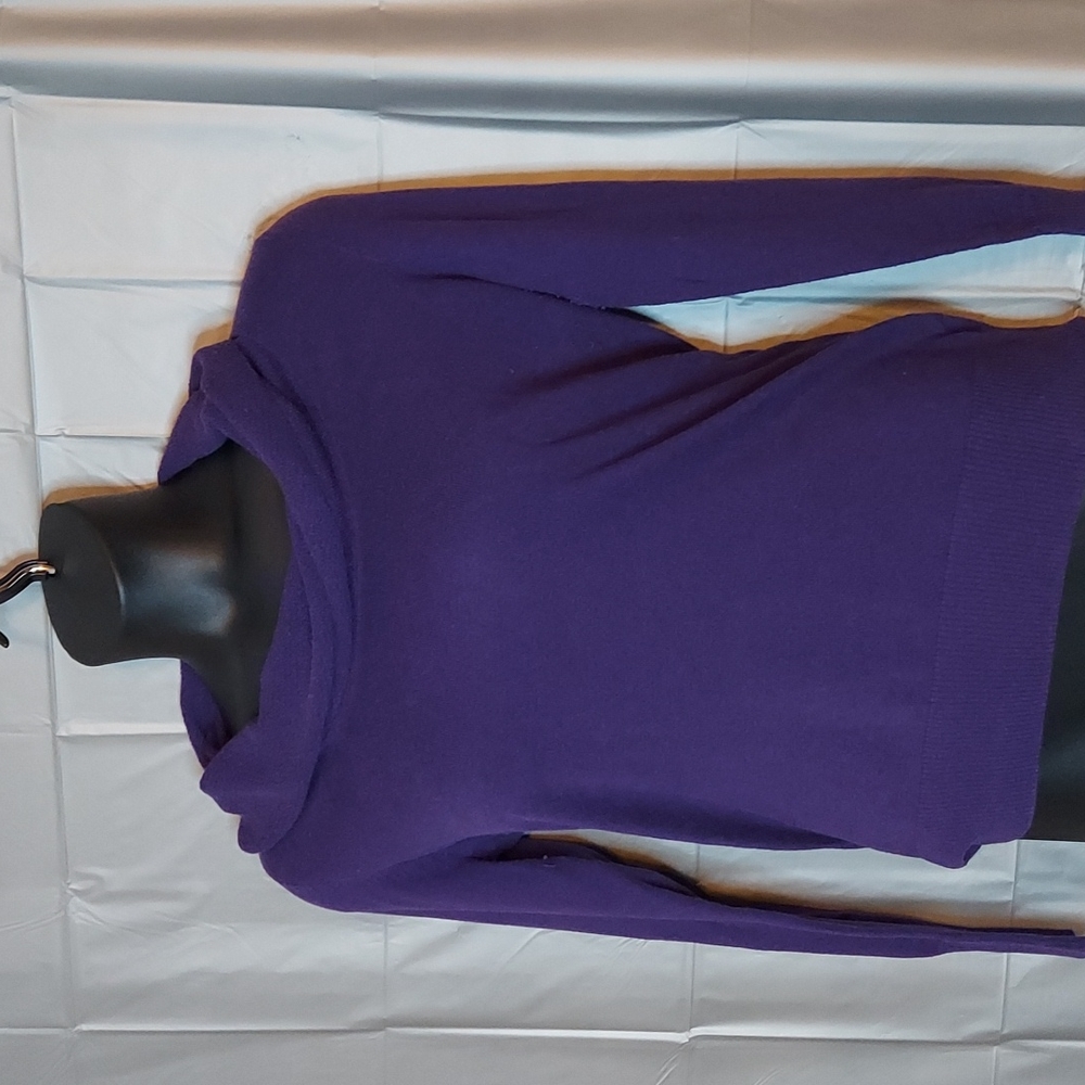 A.n.a Purple Cowl Neck Sweater